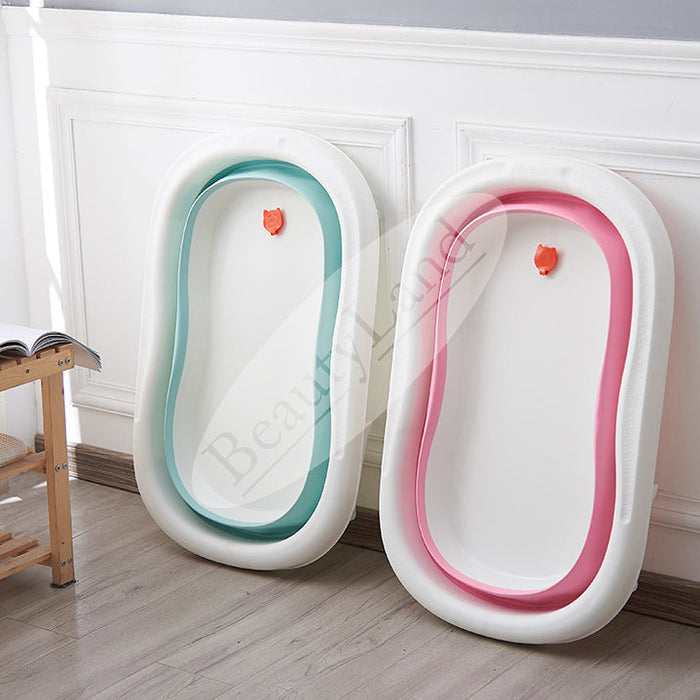 [Free Shipping] Foldable Baby Bath Tub Pets Shower Tub Creative Foldable Design Space