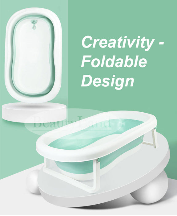 [Free Shipping] Foldable Baby Bath Tub Pets Shower Tub Creative Foldable Design Space