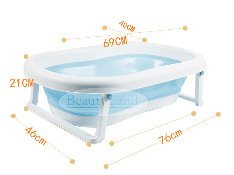 [Free Shipping] Foldable Baby Bath Tub Pets Shower Tub Creative Foldable Design Space