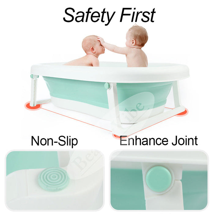 [Free Shipping] Foldable Baby Bath Tub Pets Shower Tub Creative Foldable Design Space