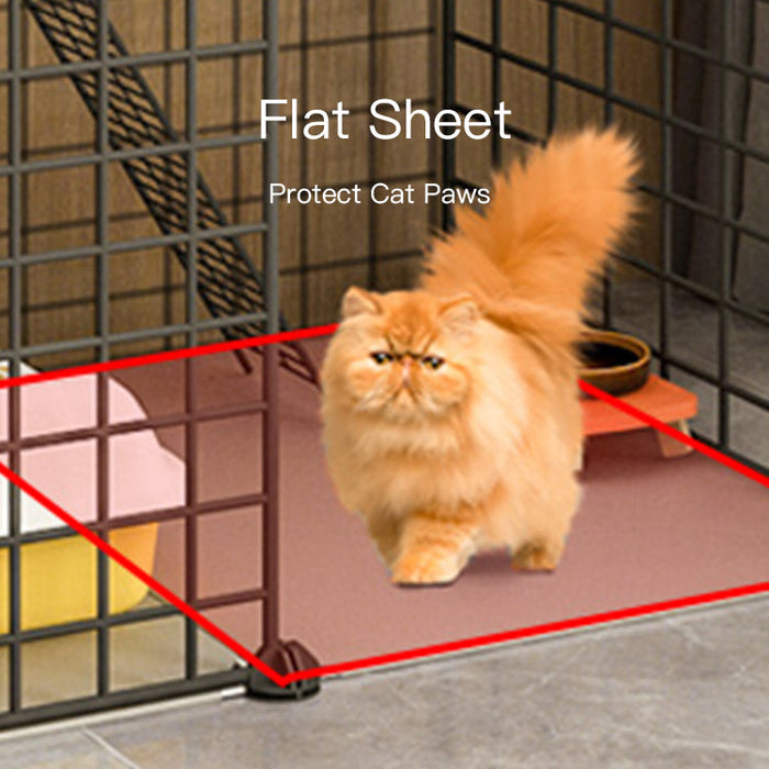 [Free Shipping] Extra Large 8 Cubes Steel Wire Cat Cage Cat Rest Play House with Doors and Stair