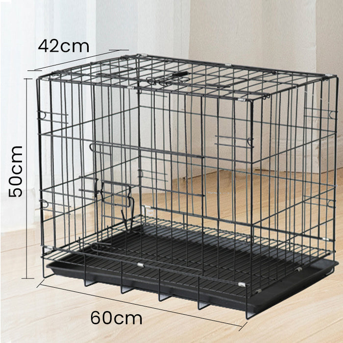 Free Shipping~Steel Dog Cage with Tray Cat Cage Rabbit Cage