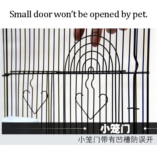 Free Shipping~ Extra Large Size Sugar Glider Cage Gap 1cm Steel Bird Parrot Cage with Tray