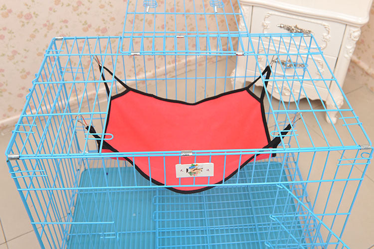 Super Soft Fabric Large Size Cat Hammock Pet Hammock Cat Rest Bed with Hooks - Random Color