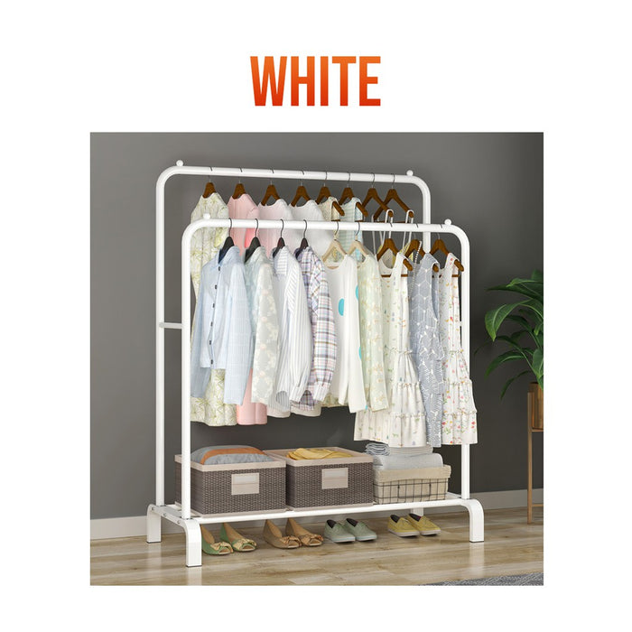 [Self Collect] Single/Double Pole Strong Steel Structure Laundry Rack Cloth Organizer Cloth Hanger Rak