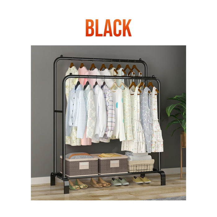 [Self Collect] Single/Double Pole Strong Steel Structure Laundry Rack Cloth Organizer Cloth Hanger Rak