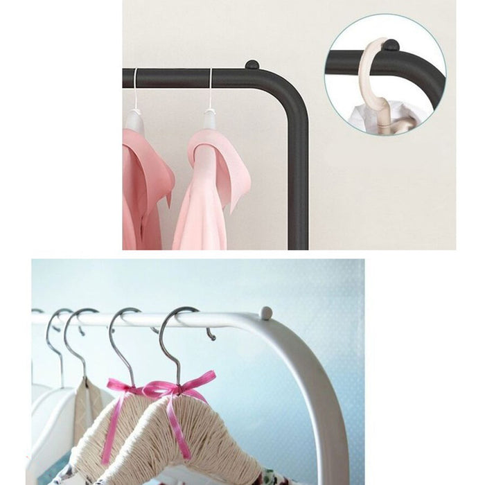 [Self Collect] Single/Double Pole Strong Steel Structure Laundry Rack Cloth Organizer Cloth Hanger Rak