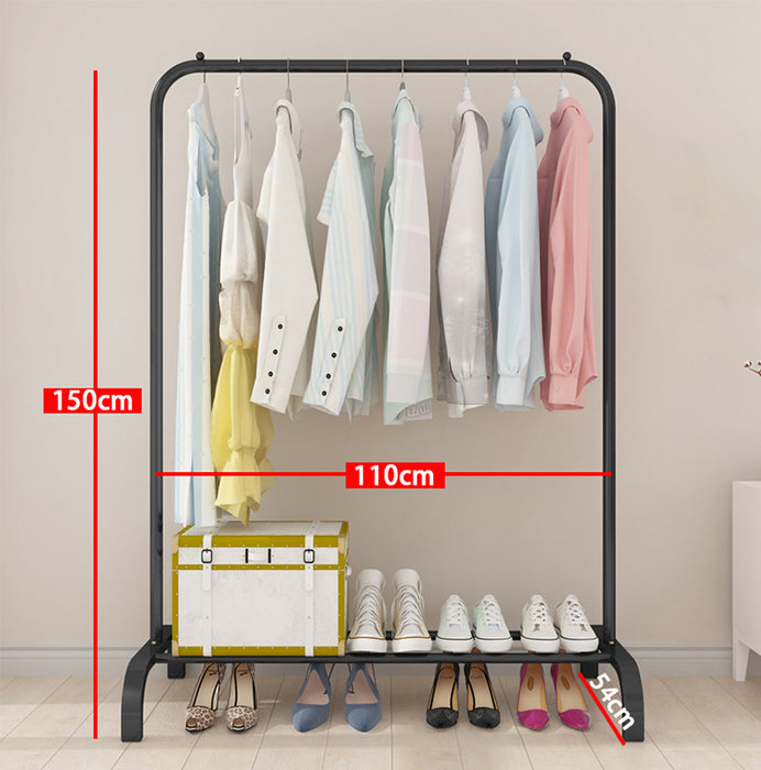 [Self Collect] Single/Double Pole Strong Steel Structure Laundry Rack Cloth Organizer Cloth Hanger Rak