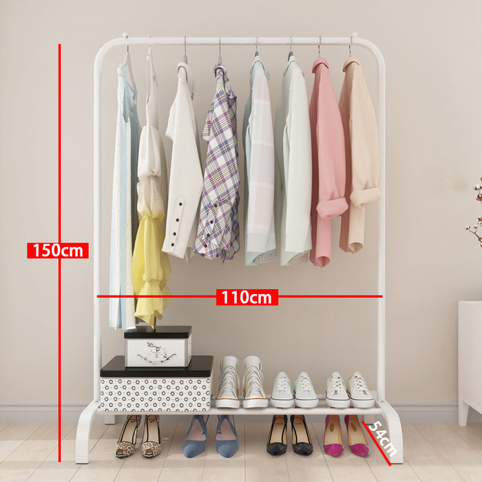 [Self Collect] Single/Double Pole Strong Steel Structure Laundry Rack Cloth Organizer Cloth Hanger Rak