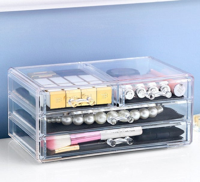 3 Floor Drawers / Whole Set Acrylic Cosmetic Makeup Organizer Storage Makeup Storage Box