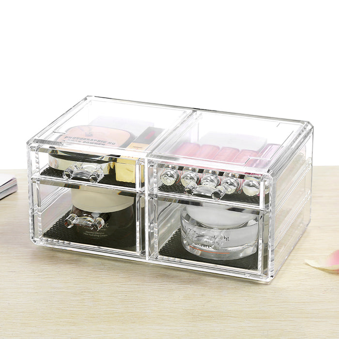 3 Floor Drawers / Whole Set Acrylic Cosmetic Makeup Organizer Storage Makeup Storage Box