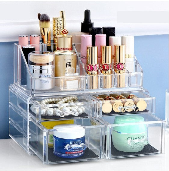 3 Floor Drawers / Whole Set Acrylic Cosmetic Makeup Organizer Storage Makeup Storage Box