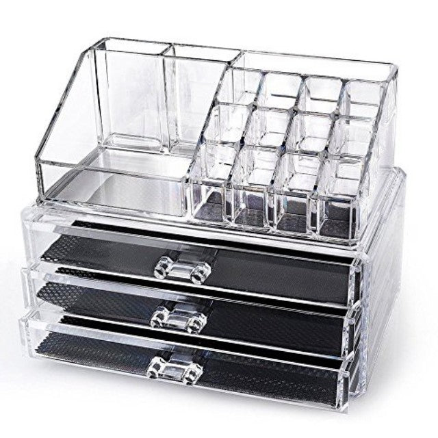 3 Floor Drawers / Whole Set Acrylic Cosmetic Makeup Organizer Storage Makeup Storage Box